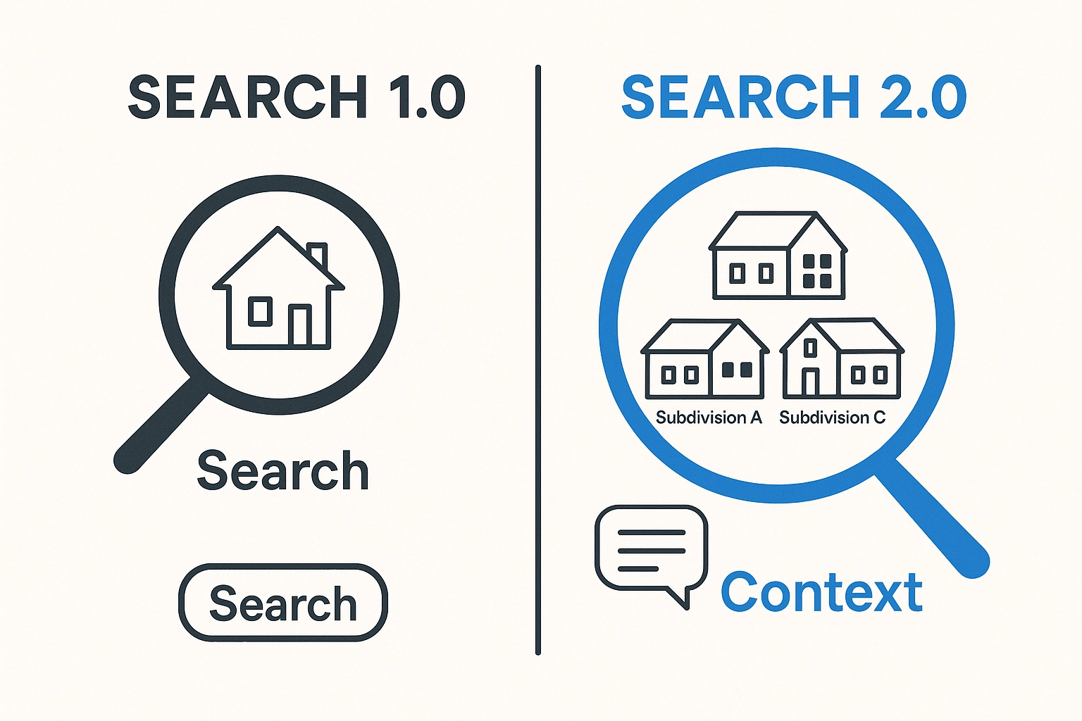 Real Estate Search 1.0 vs. Search 2.0